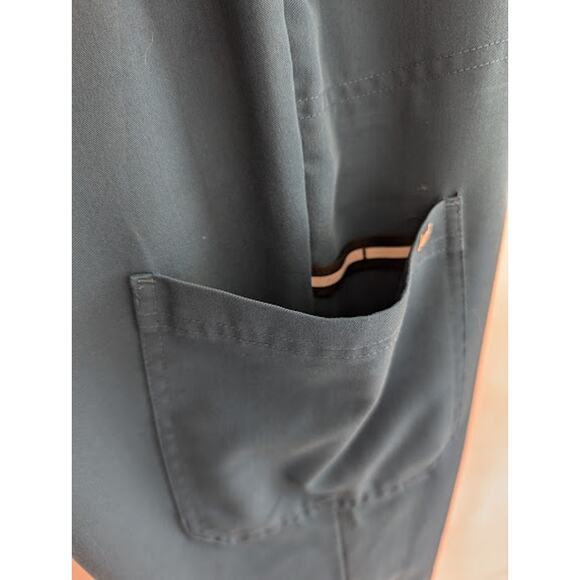 Koi-Next Gen Scrub -Lg-Turquois 5-pocket drawstring pants - Picture 6 of 8